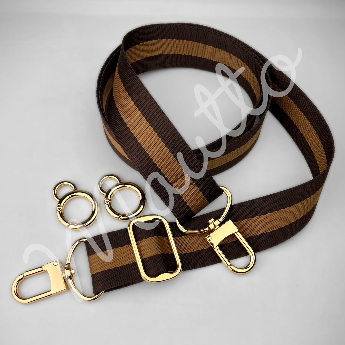 Neverfull Tote Crossbody Strap Conversion Kit For DE Monogram Styling neverfull-tote-crossbody-strap-conversion-kit-for-de-monogram-styling