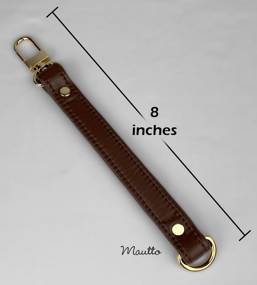 ON SALE! Genuine Leather Bag Strap - 1/2 Wide with Gold #16LG Clips -  Choose Length & Leather Color, Replacement Purse Straps & Handbag  Accessories - Leather, Chain & more