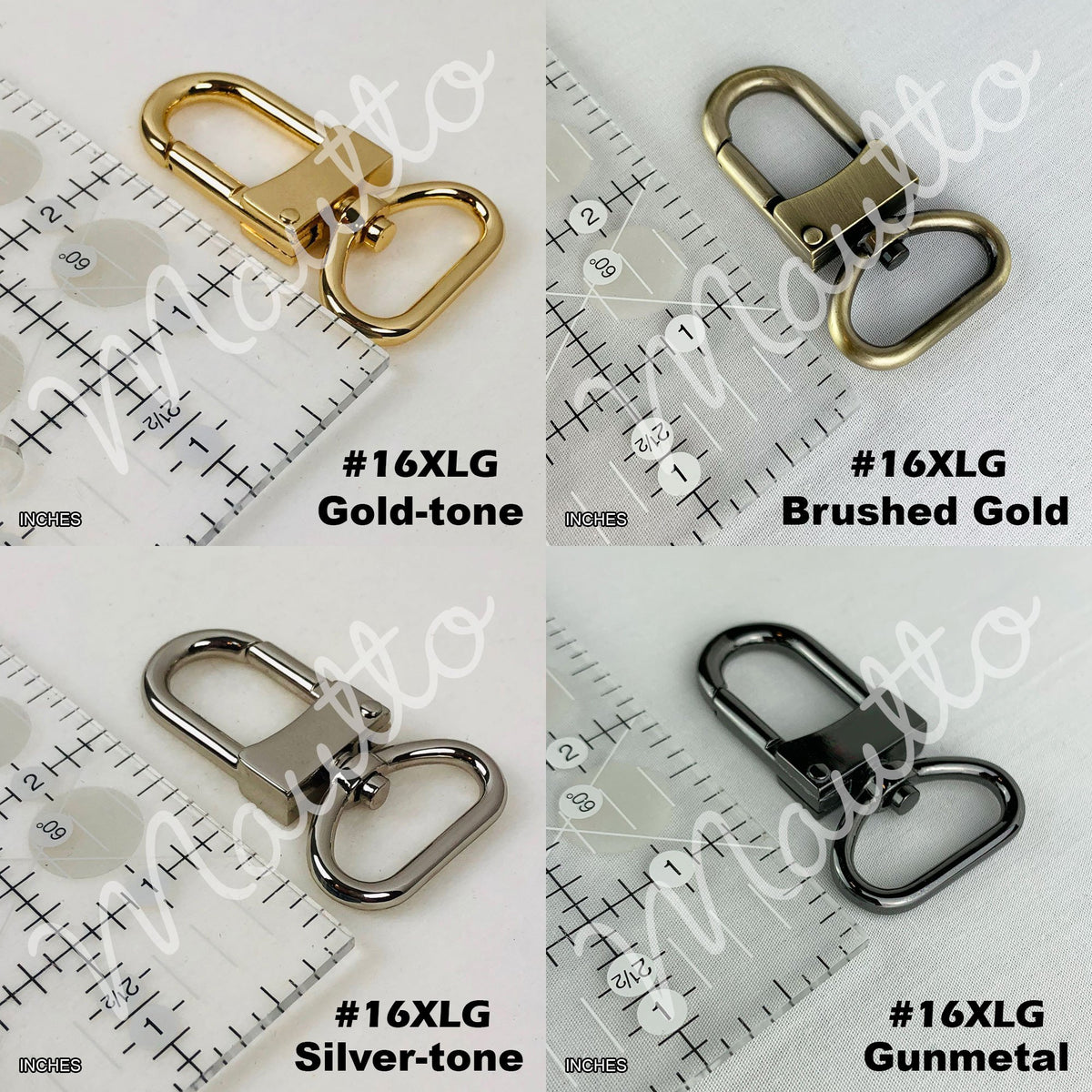 Snap Clips for Louis Vuitton Bag Shoulder Strap 3/4'' Replacement Gold  Finish
