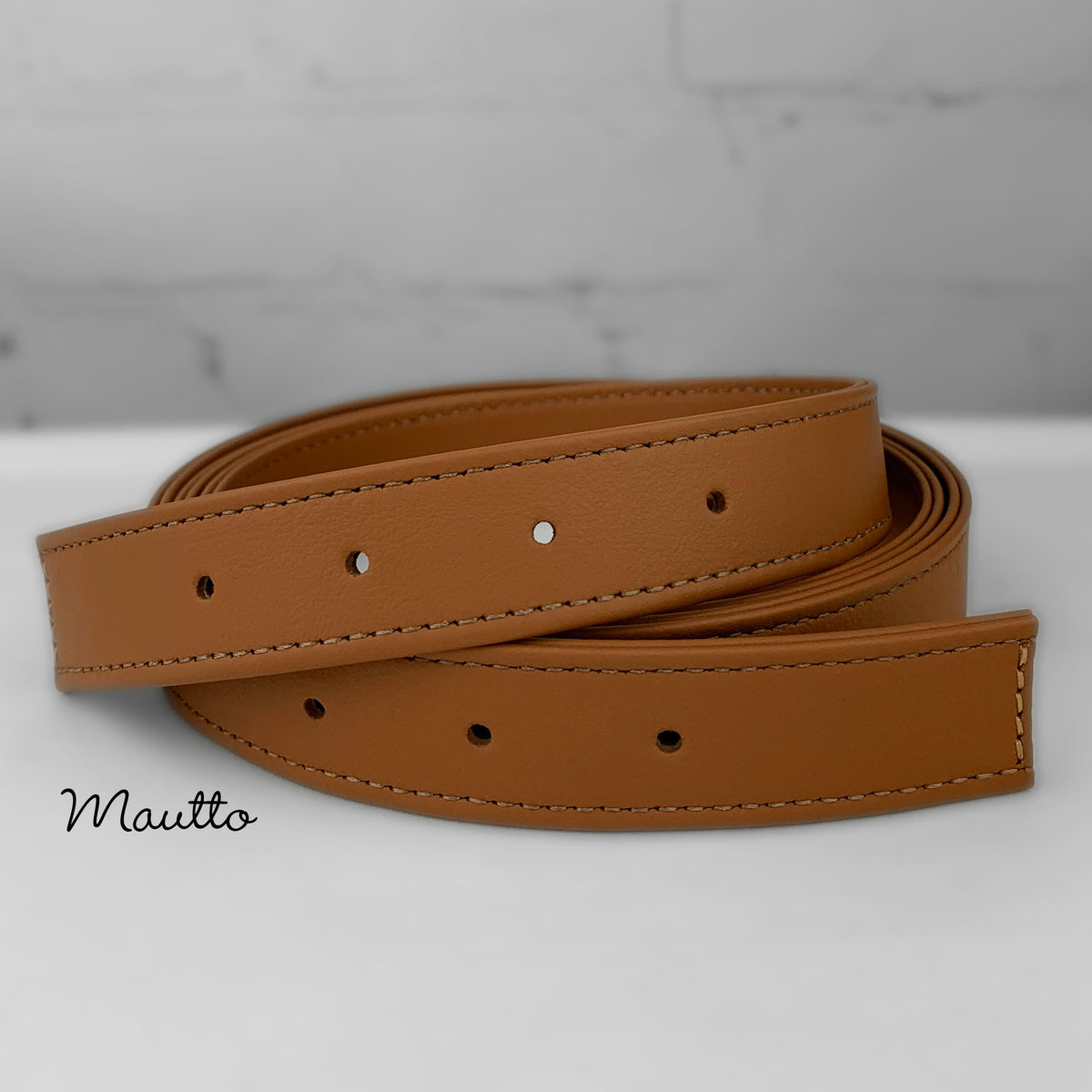 Making an Adjustable Strap with Leather Strap Ends