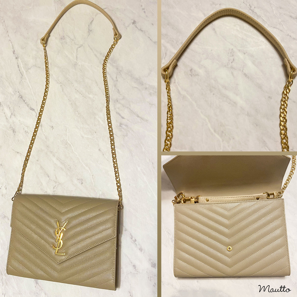 YSL SAINT LAURENT Clutch Conversion Kit, SAVE $$$ & turn your clutch into a  crossbody! 