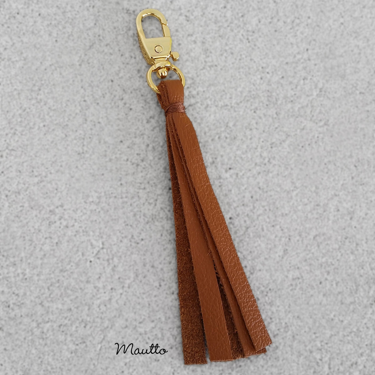 BLACK Leather Zipper Pull Tab or Tassel 12 Long and 