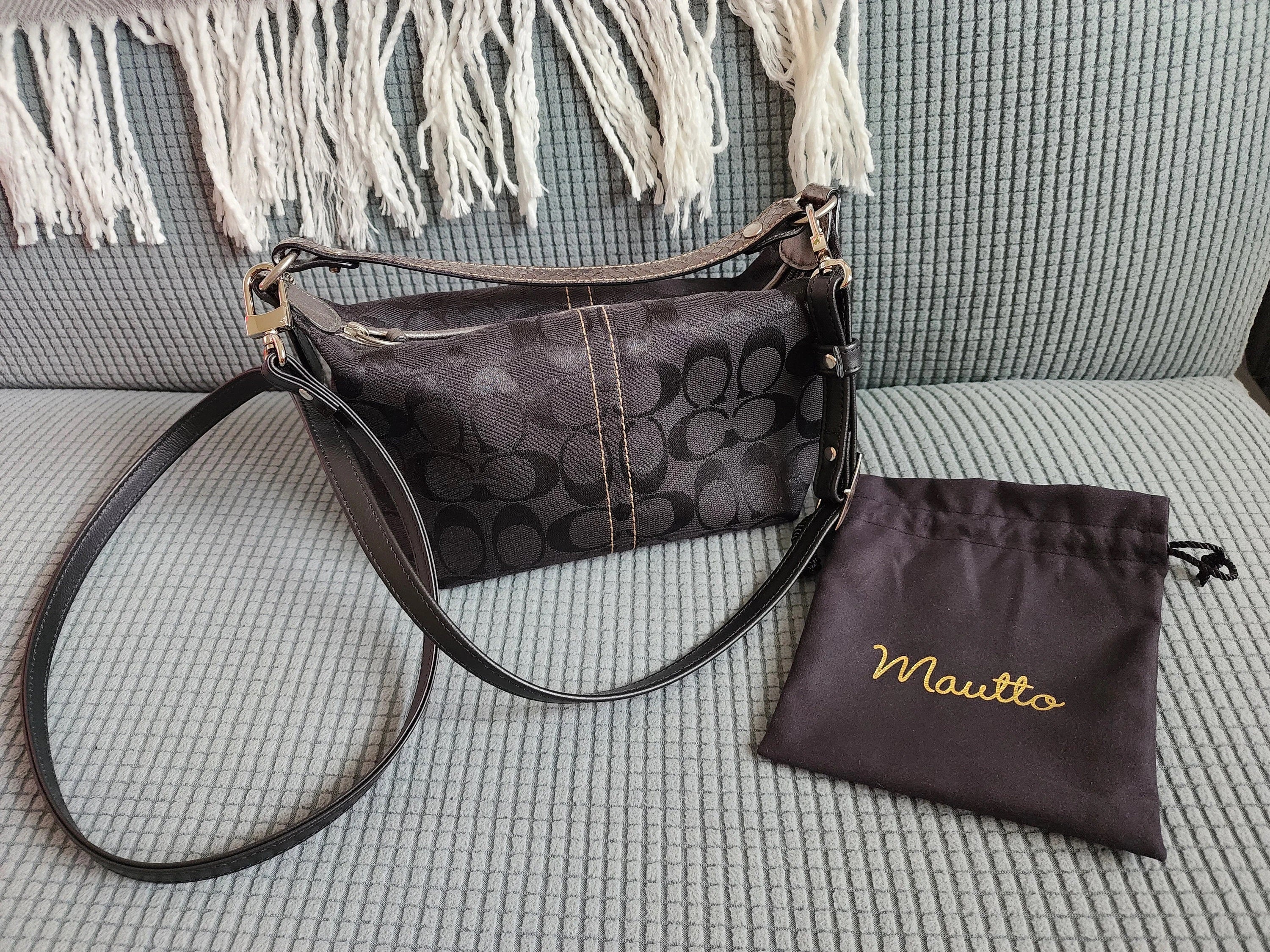 Brown single shoulder strap purse, faux leather snap bag, outer & inner  pockets | eBay