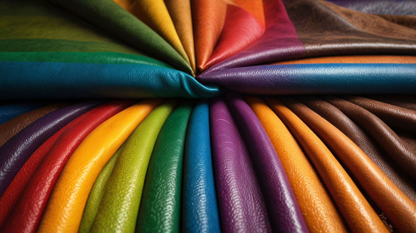 National Leathercraft Day colorful leather spready by Mautto.