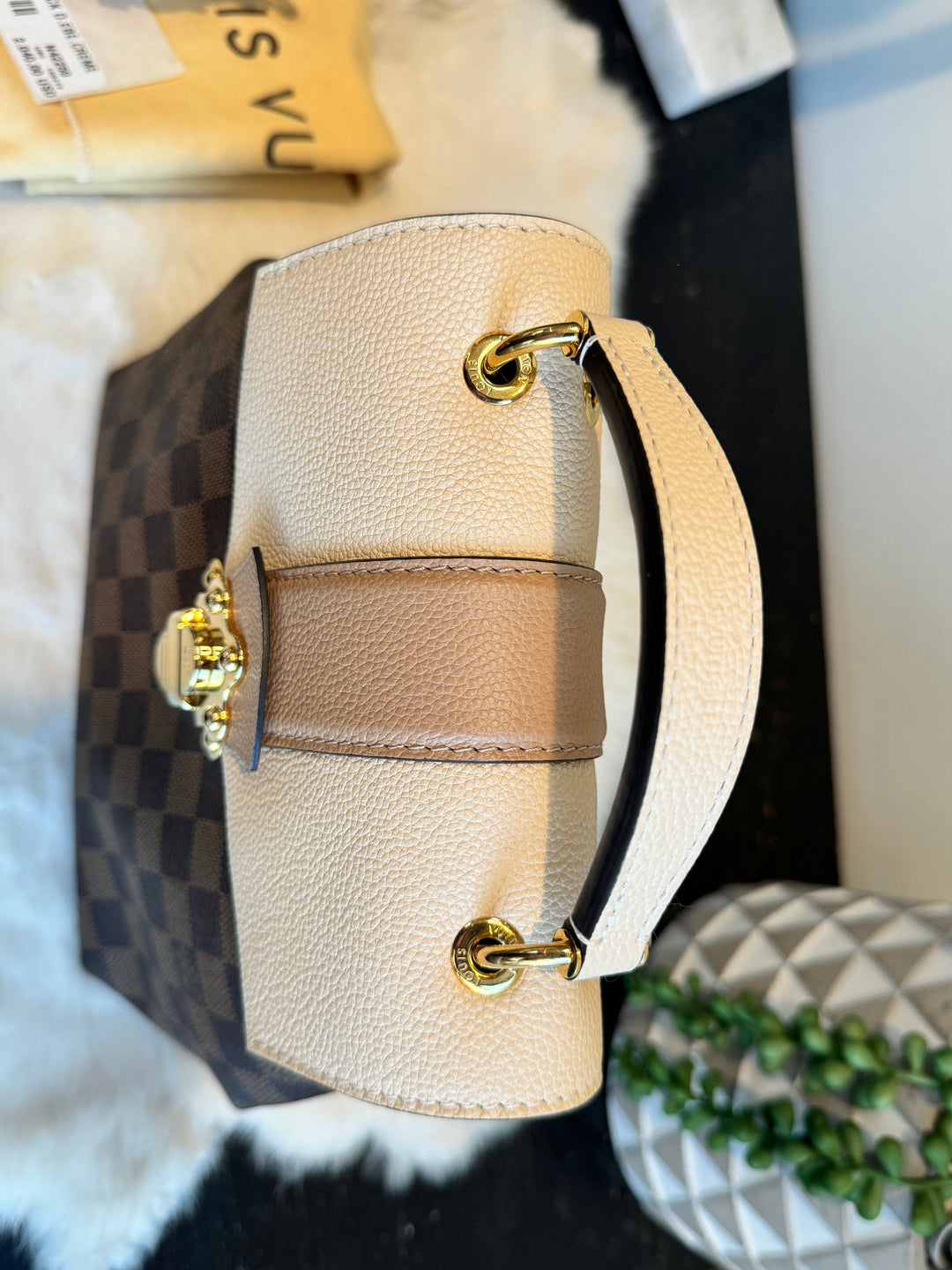 louis vuitton clapton backpack red Louis Vuitton Clapton Backpack Damier Ebene/Creme – Mautto