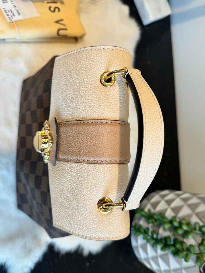 louis vuitton clapton backpack pink Louis Vuitton Clapton Backpack Damier Ebene/Creme – Mautto
