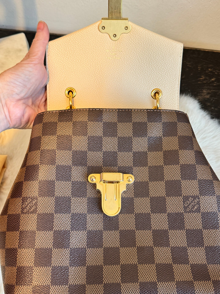 louis vuitton clapton backpack dupe Louis Vuitton Clapton Backpack Damier Ebene/Creme – Mautto
