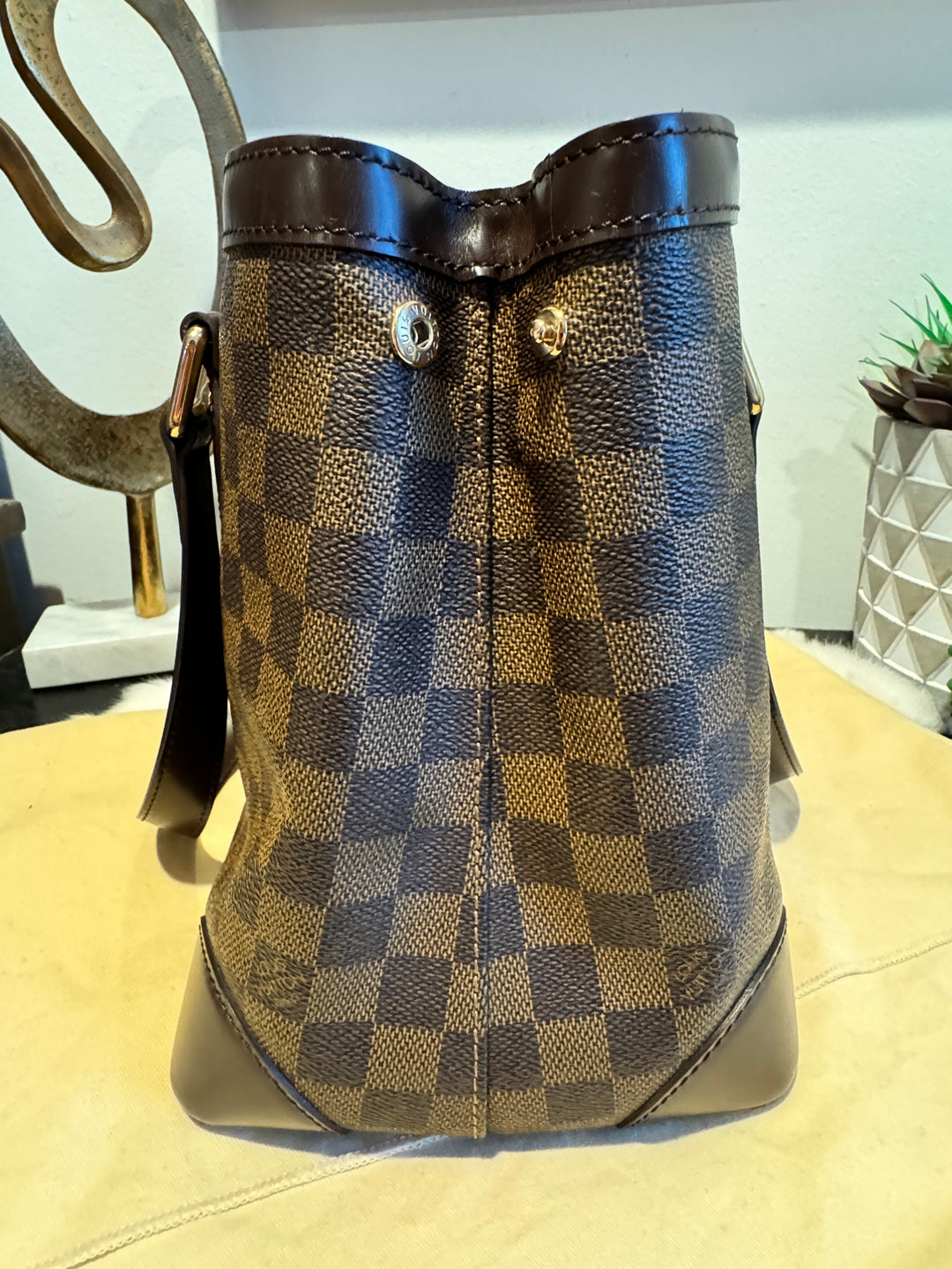 Louis Vuitton Damier Ebene Hampstead PM Tote – Mautto