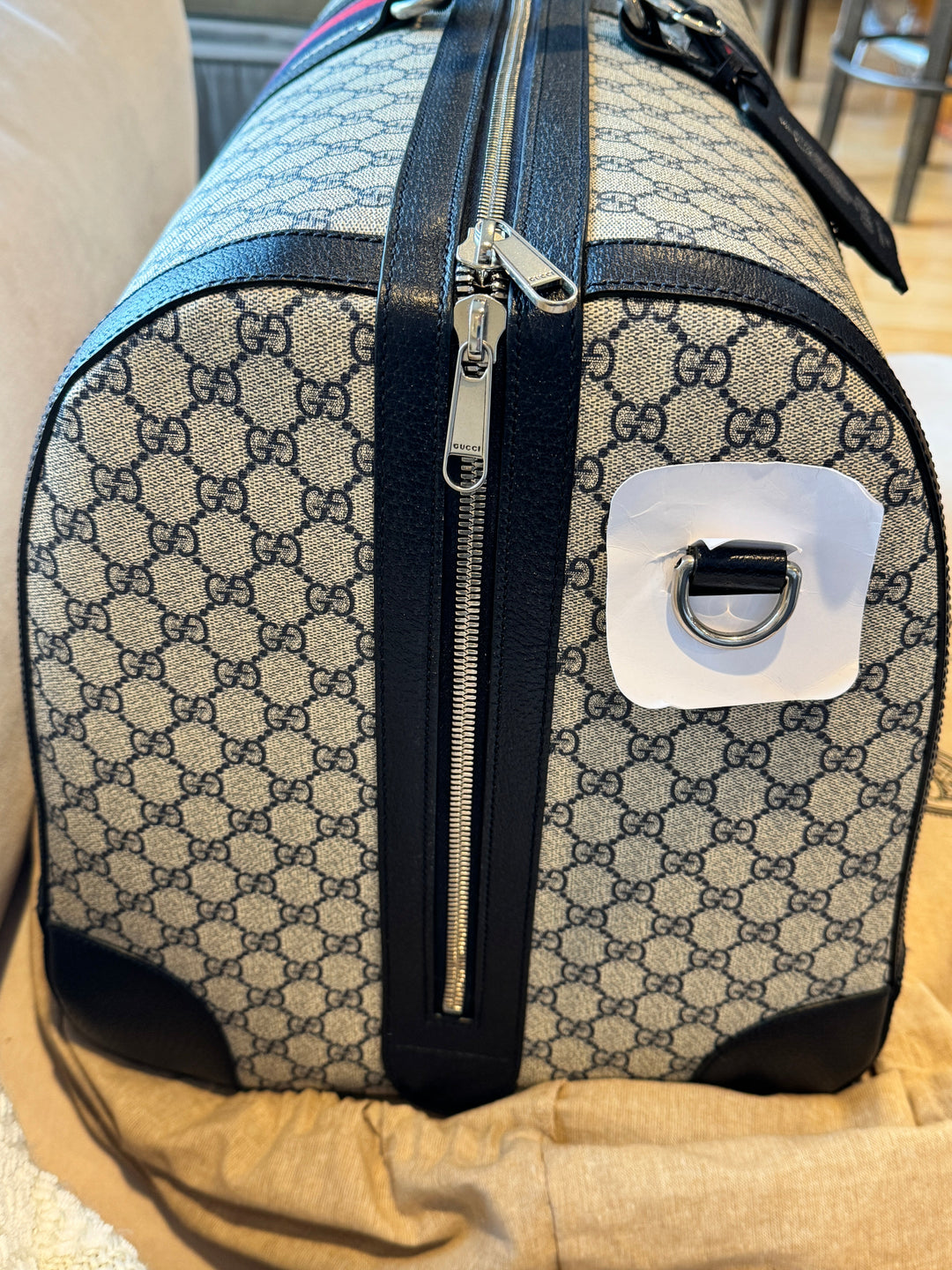 Gucci Savoy Supreme Maxi Duffle Navy – Mautto