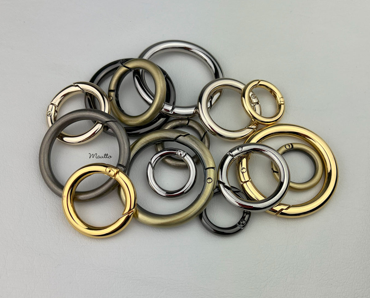 Attachable Ring Attachable O-Ring with Spring Gate Opening - Your Choice of 3 Sizes ...