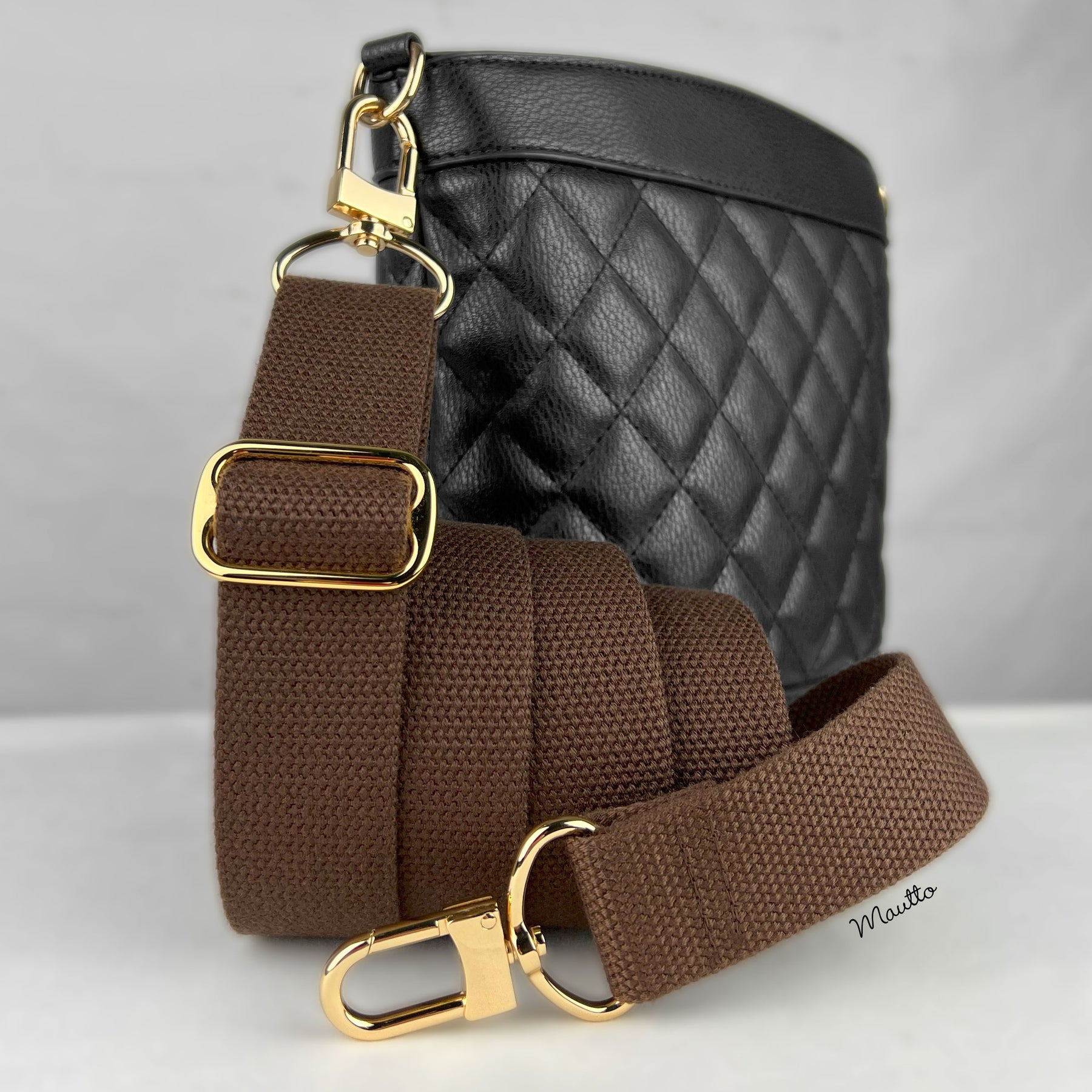 thumbnail image 2 of Handmade 5/8" Leather Crossbody Bag Strap – Adjustable 30" To 52" – 3 Colors Available 2 of 2