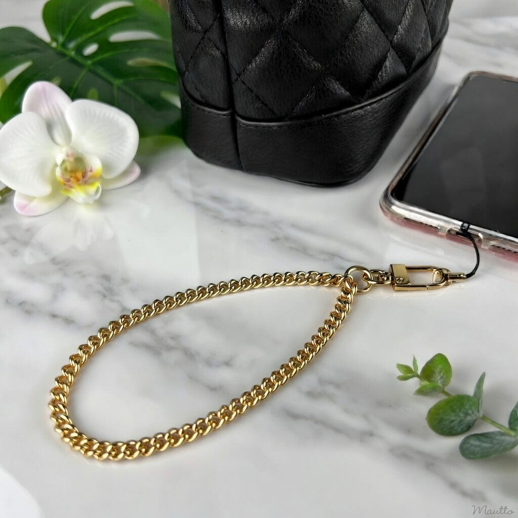 Phone Wrist Strap Chain: Jewelry-Quality Wristlet for Cell Phone Case Silver-tone Phone Wrist Strap Chain: Jewelry-Quality Wristlet for Cell Phone Case Silver-tone