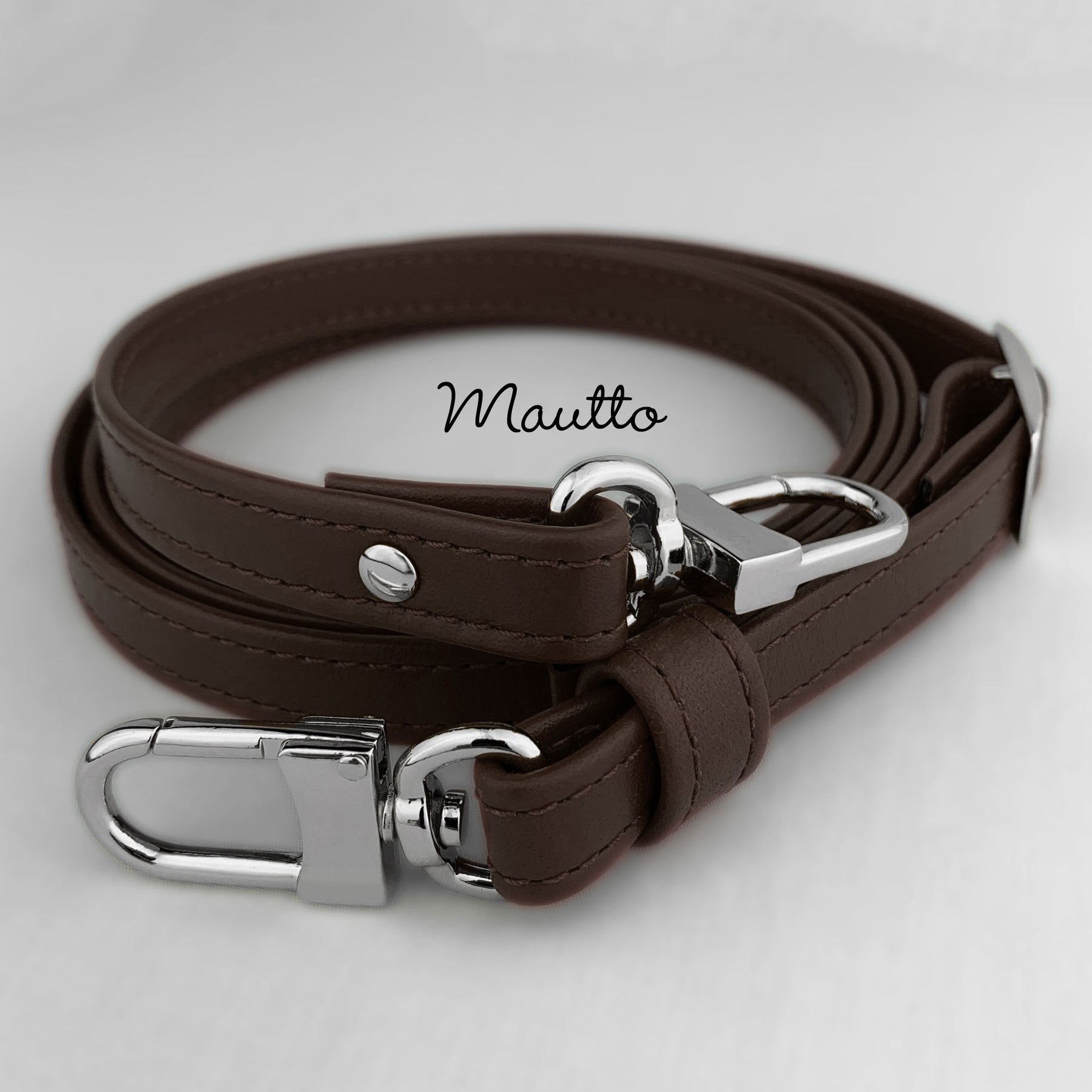 Dark Brown Adjustable Leather Strap for LV DE Pochette/Eva, Petite Bag –  Mautto