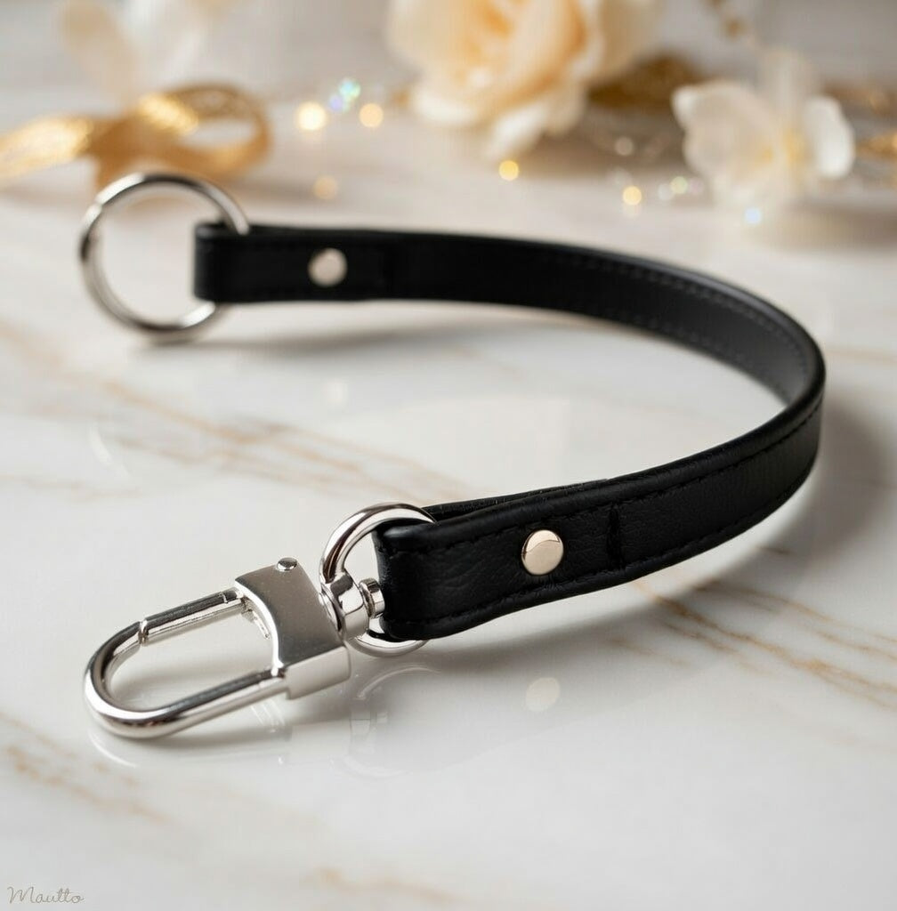 Leather Key Leash Tether - Secure Keys to Purse, Bag or Clothes – Mautto