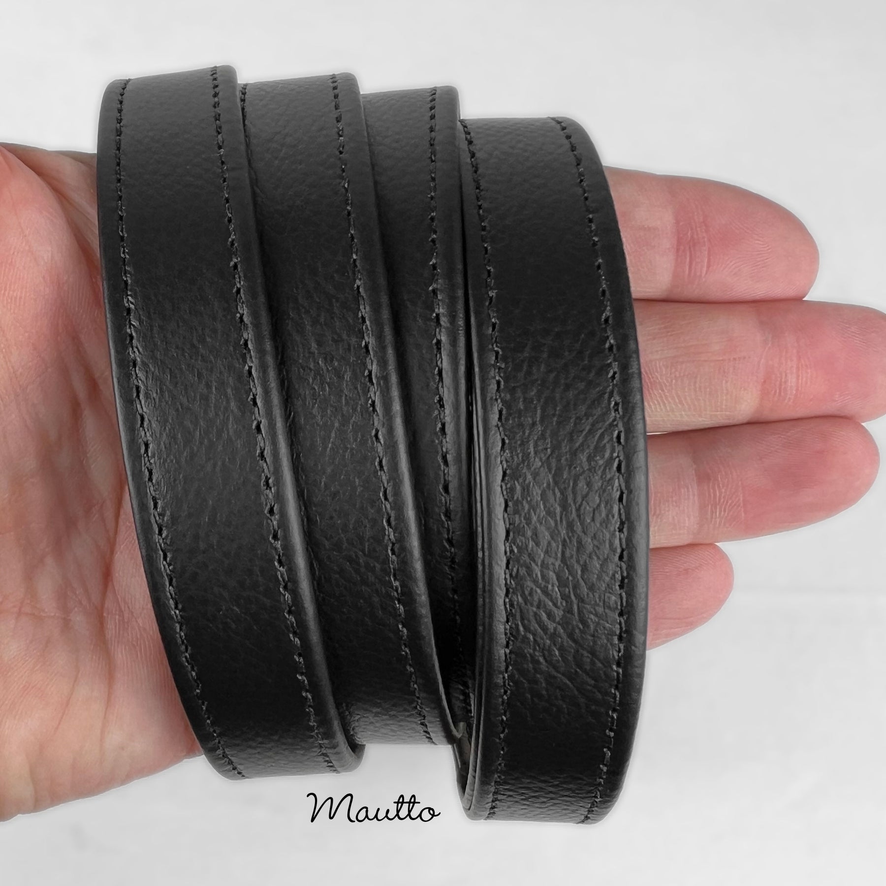 Black Adjustable Leather Strap for LV Speedy, Noe, Metis, Trevi, etc -  Standard 3/4 inch (19mm) Wide