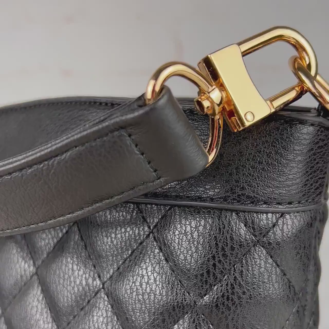 Calf Leather Top Handle Shoulder Strap Replacement for LV Neonoe