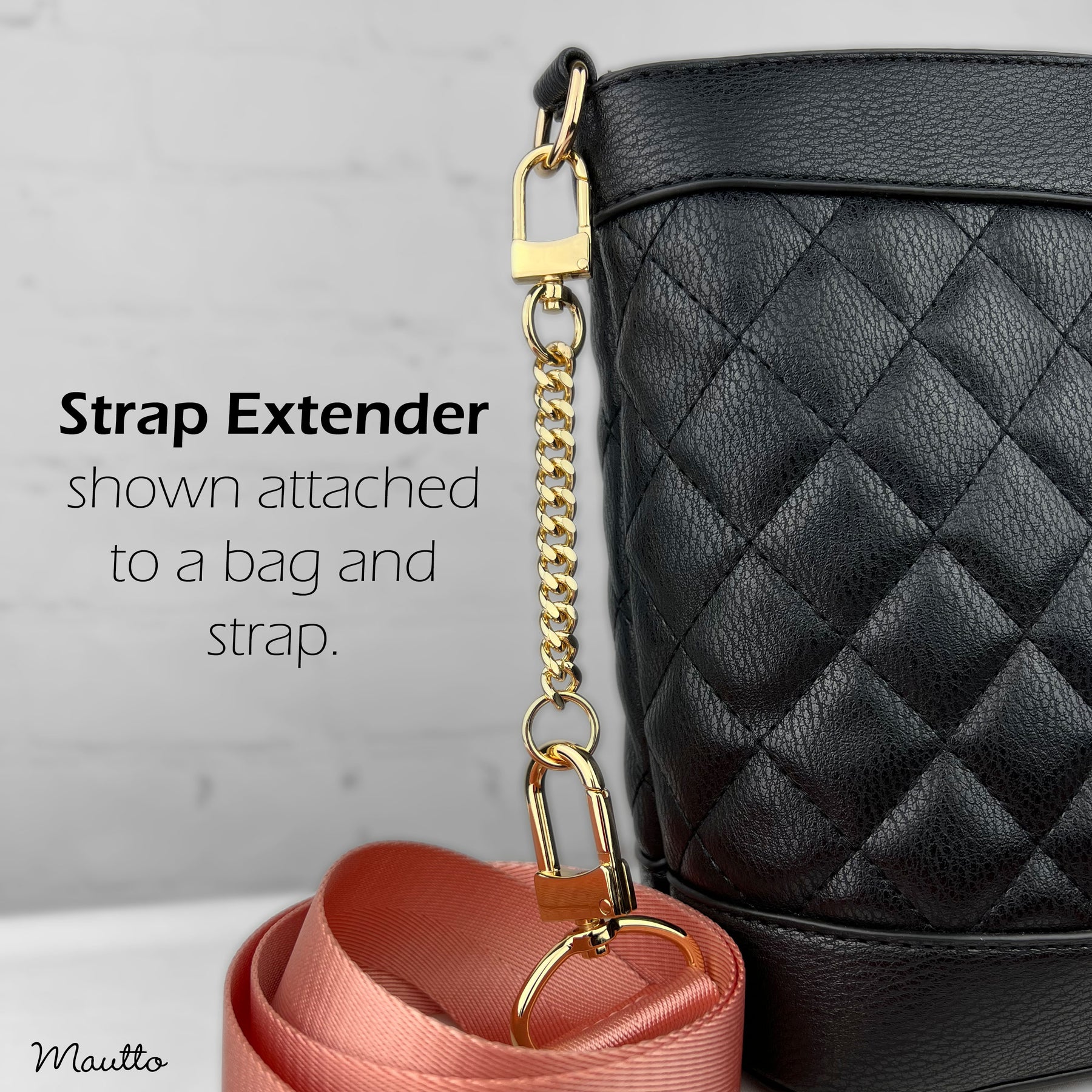 Chain Strap Extender Handbag Accessory Luxury Chunky Large Links