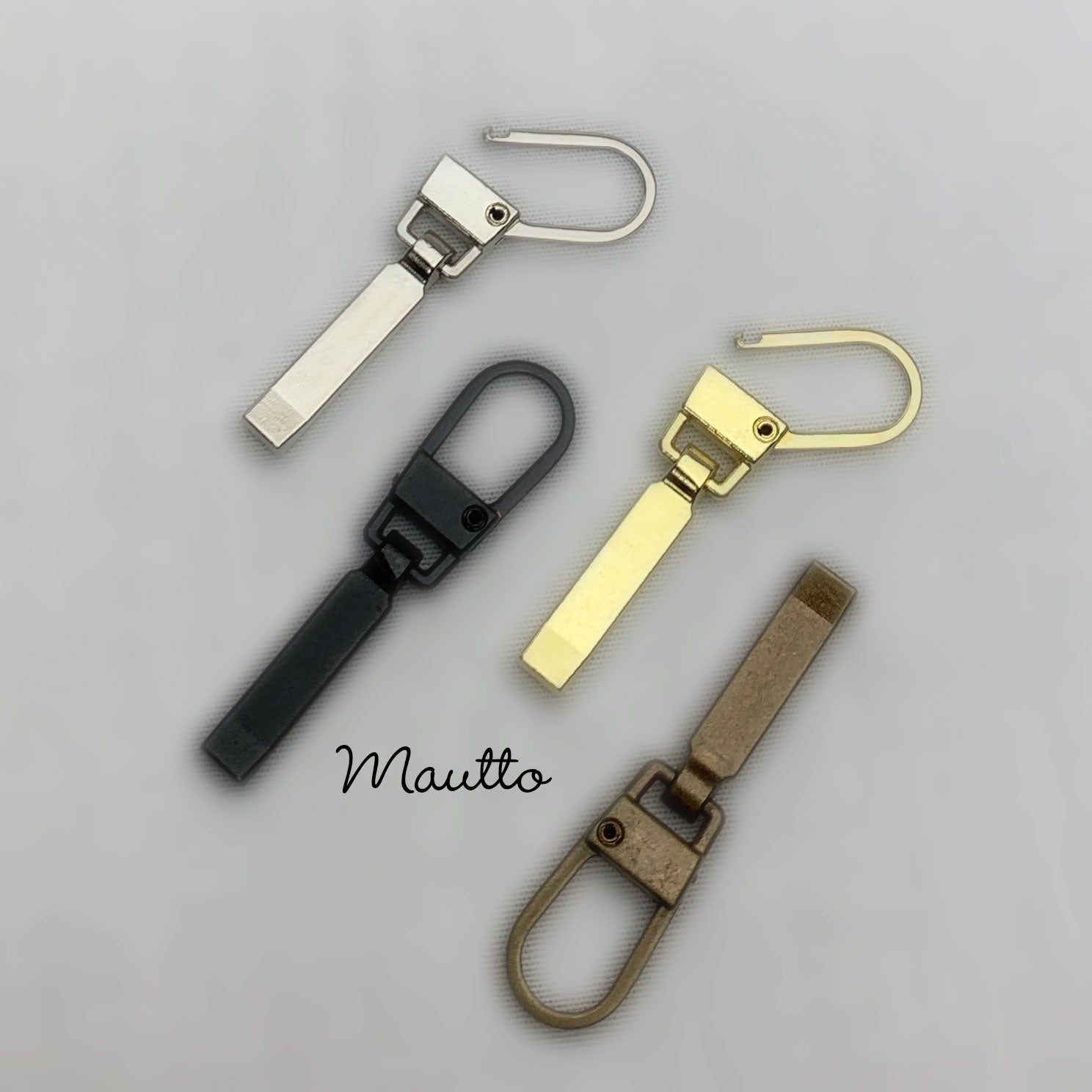 Simple Zipper Pull (Pull-tab) Replacement for Purses, Apparel