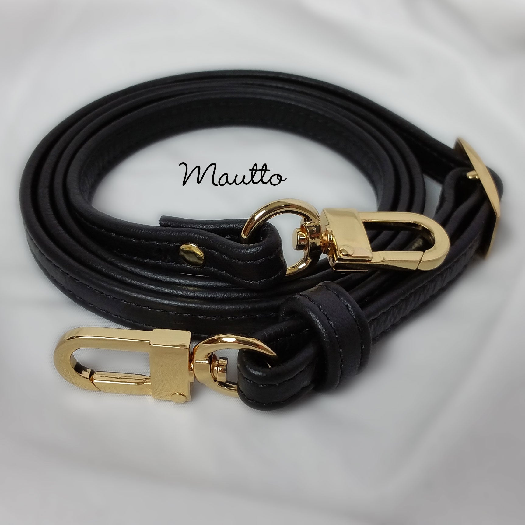 Mautto Dark Brown Leather Crossbody Strap