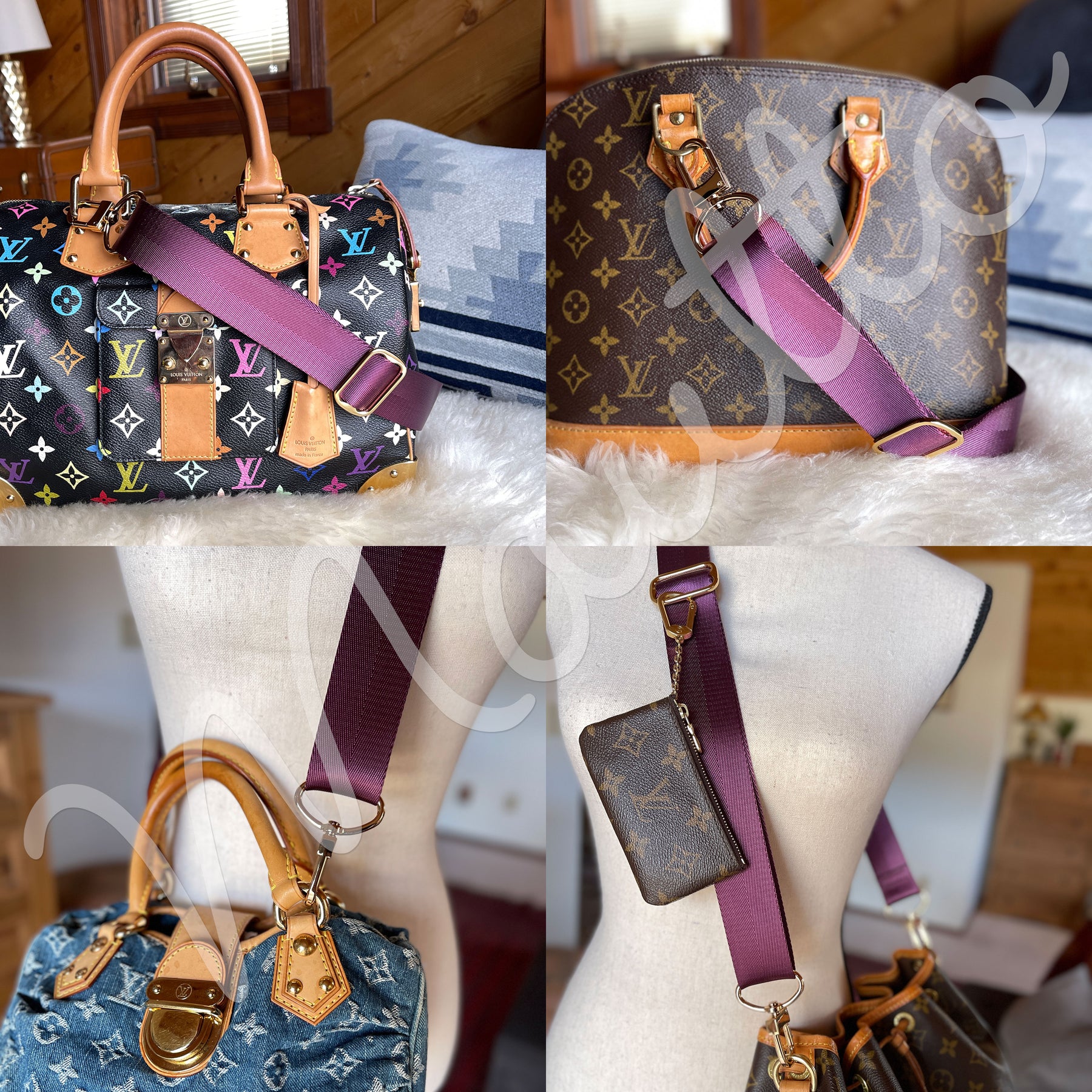 Adjustable Soft Nylon Strap for Louis Vuitton Bags & Purses – Mautto