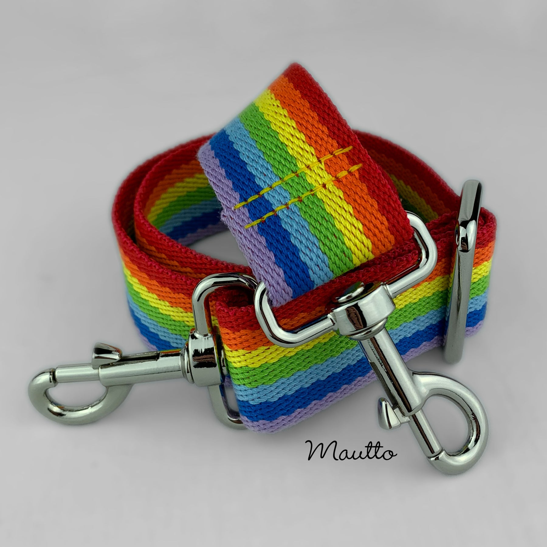 LGBTQ Pride Rainbow Leather Chain Link Strap – KMM & Co.