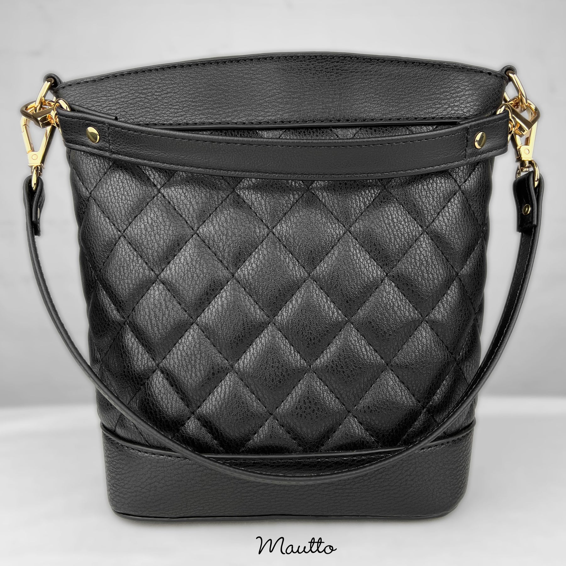 Black Adjustable Leather Strap for LV DE Pochette/Eva, Petite Bags