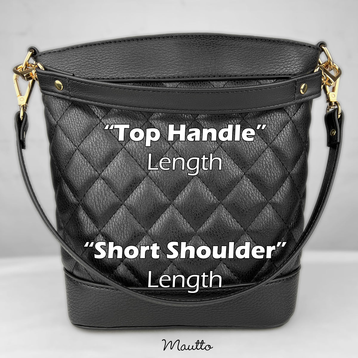 Short Shoulder & Top Handle Leather Strap - Extra Petite to Wide Options -  30% OFF!