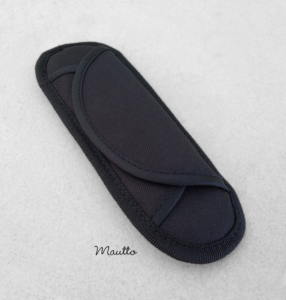 Padded Shoulder Pad - Black - Hook & Loop Closure